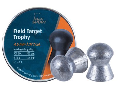 Свинцовые пули H&N Field & Target Trophy 4,5 мм 0,56 г 500 шт (1453.01.53) 26206 фото