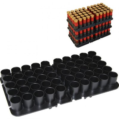 Подставка MTM Shotshell Tray на 50 глакоствольных патронов 12 кал. Цвет - черный (1773.08.96) 27178 фото