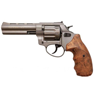 Револьвер флобера STALKER Titanium 4 мм 4.5'' коричневий. рук. 853 фото
