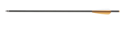 Стріла для гвинтівкового арбалету Man Kung MK-CA22. Карбон. Колір – чорний (100.00.86) 72793 фото