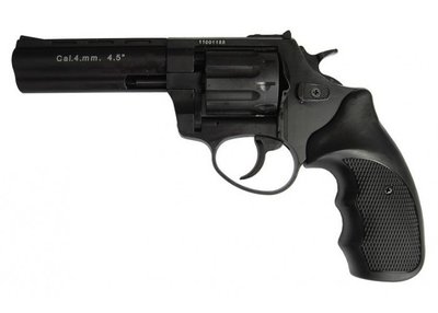 Револьвер флобера STALKER S 4 мм 4,5" чёрн. рук.(силумин.барабан) (3880.00.30) 3016 фото