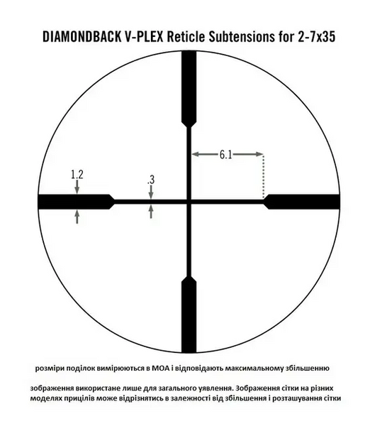Приціл оптичний Vortex Diamondback 3-9x40 (V-Plex) (926063) 16974 фото