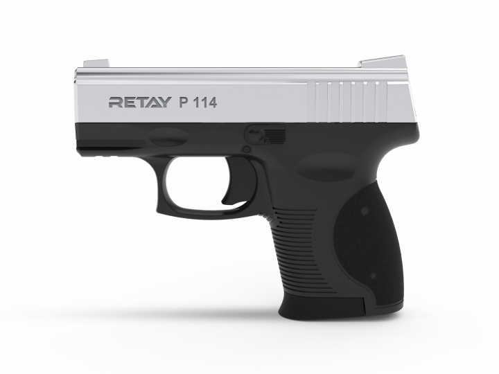 Пістолет стартовий Retay P114 кал 9 мм. Колір - nickel (1195.03.27) 65035 фото