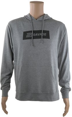 Реглан Savage Long sleeve hooded T-Shirt XL з капюшоном, сірий (1858.08.09) 121711 фото