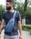 Рюкзак-сумка Naturehike Chest Bag 6 л 41×20×9.5 см Black&Blue (NH23X008-K) 1228 фото 3