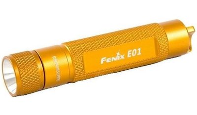 фонарь Fenix E01 желтый (10 лм, 1хААА) 11909 фото