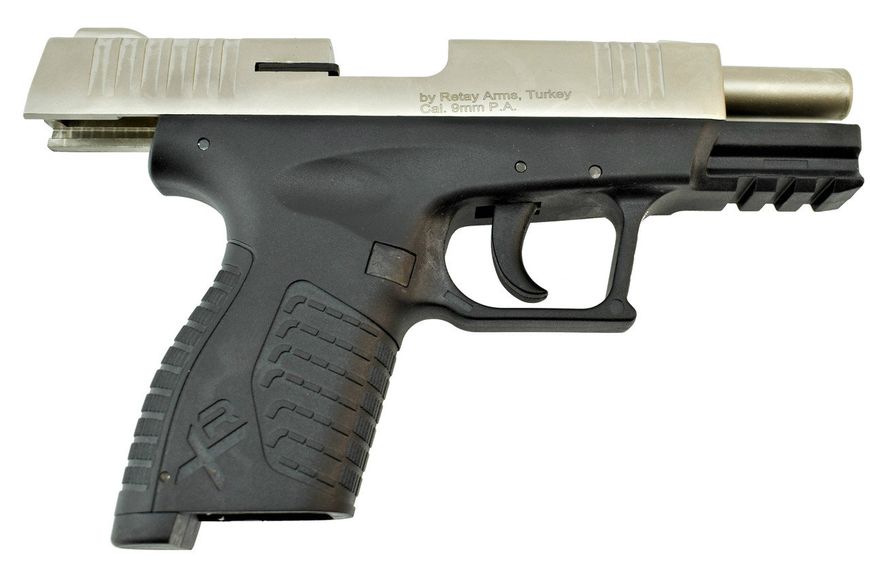 Пистолет стартовый Retay XR, 9 мм. Цвет - satin (1195.03.44) 5389 фото