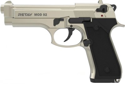 Пистолет стартовый Retay Mod.92, 9 мм satin (1195.03.23) 5390 фото