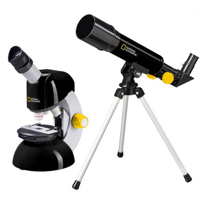 Мікроскоп National Geographic Junior 40x-640x + Телескоп 50/360 (Base) 60372 фото