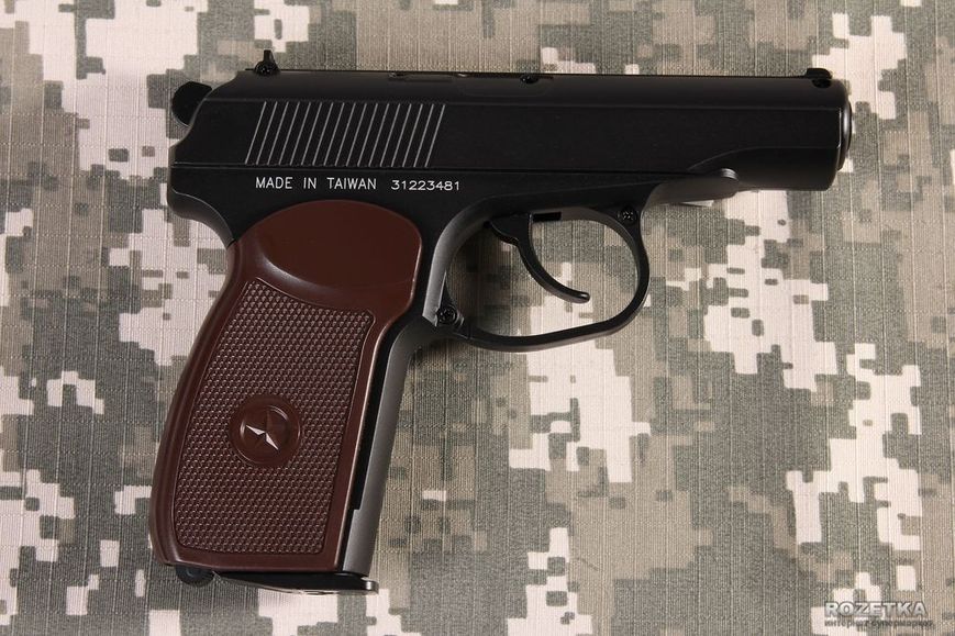 Пістолет пневматичний SAS Makarov Blowback. Корпус - метал (23702441) 484 фото
