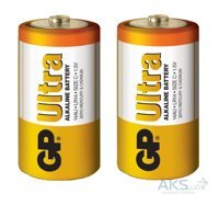 Батарейка D GP Alkaline Ultra LR20 C2 (20) блист. 1 шт 11712 фото