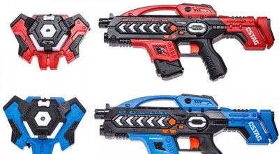 Набір лазерної зброї Canhui Toys Laser Guns CSTAG, 2 пістолети + 2 жилети (381.00.05) 101750 фото
