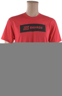 Футболка Savage SHORT SLEEVE T-SHIRT / BLACK SAVAGE BOX LOGO L 100564 фото