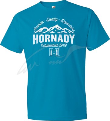Футболка Hornady Mountain. L. Голубой 120023 фото