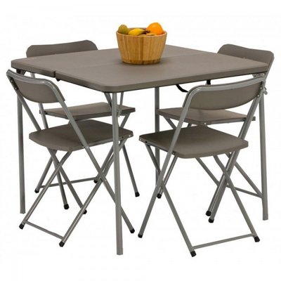 Стіл Vango Orchard Table And Chair Set Grey 13219 фото