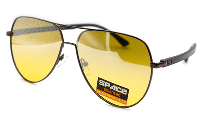 Жовті окуляри з поляризацією Space SPC50122-C2-9 polarized (yellow-mirror gradient) SPC50122C29 фото
