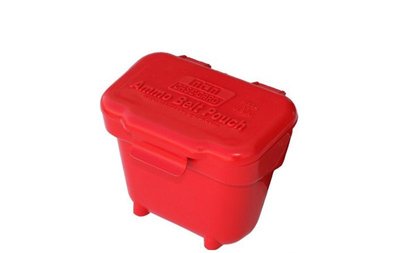 Коробка MTM Ammo Belt Pouch для патронов кал 22 LR, 22 WMR и 17 HMR с креплением на пояс, Цвет – красный (1773.06.73) 27137 фото