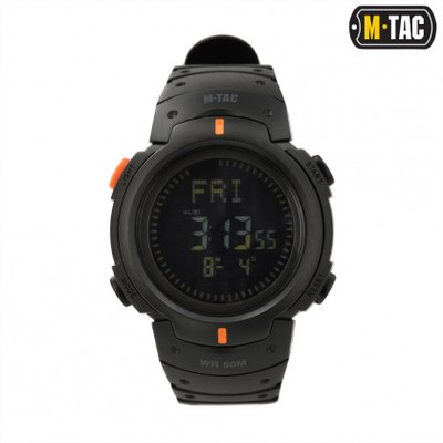 M-Tac годинник тактичний з компасом Black (50003002) 87024 фото