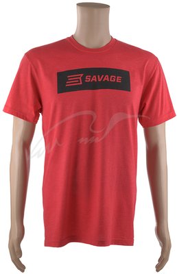 Футболка Savage SHORT SLEEVE T-SHIRT / BLACK SAVAGE BOX LOGO XL 100475 фото