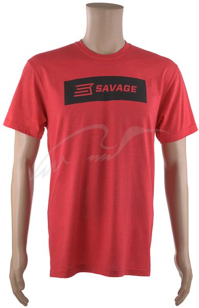 Футболка Savage SHORT SLEEVE T-SHIRT / BLACK SAVAGE BOX LOGO XL 100475 фото