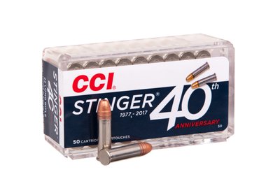 Патрон CCI 22LR Stinger 32gr. Copper-Plated HP 1640FPS (50) 4774 фото
