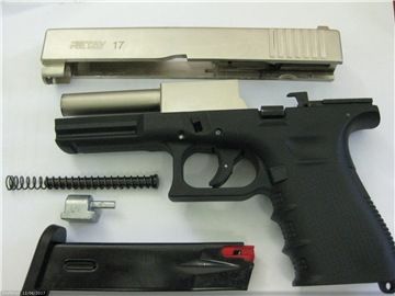 Пістолет стартовий Retay G 17 9 мм Satin/Black (1195.03.32) 27488 фото