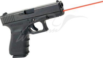 Целеуказатель лазерн. LaserMax втроенный для Glock 23 Gen4, красный 64697 фото