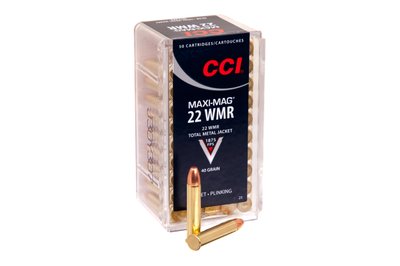 Патрон нарізний CCI 22WMR Maxi Mag TMJ 2,6 гр (40GR) (3003336) 71096 фото