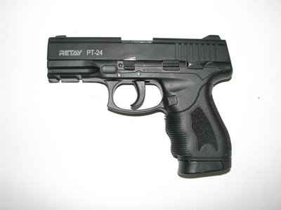 Пістолет стартовий Retay PT24, 9мм black (R506980B) 27492 фото