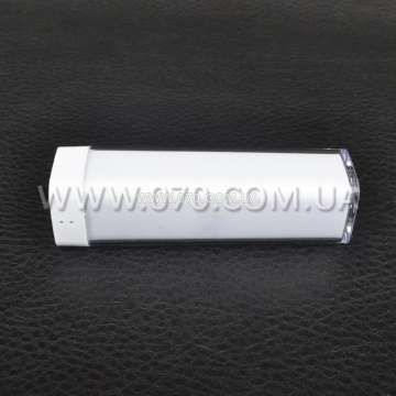 Зовнішній зарядний пристрій Power Bank DOCA D-Lipstick HT-2600 (2600 mAh), білий 469 фото
