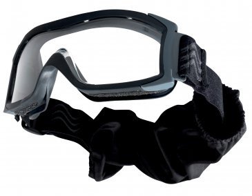 Окуляри тактичні Bolle X1000 чорні з прозорими лінзами. 10087 фото