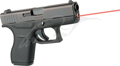 Целеуказатель лазерн. LaserMax втроенный для Glock 42, красный 26685 фото