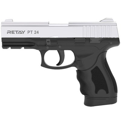 Пистолет стартовый Retay PT24 кал 9 мм Цвет - chrome (1195.03.38) 27493 фото
