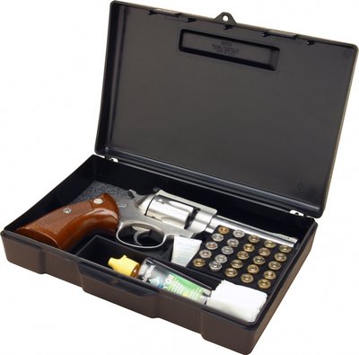 Кейс MTM пистолетный с отсеком под патроны, черный (1773.08.78) 27167 фото