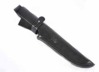 Чехол для ножа 6 кожаный черный (5275/1) 6604 фото