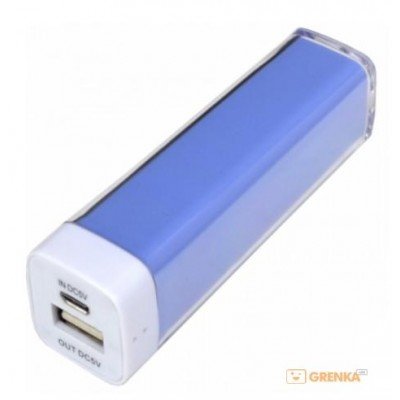 Внешнее зарядное устройство Power Bank DOCA D-Lipstick HT-2600 (2600 mAh), синий 472 фото