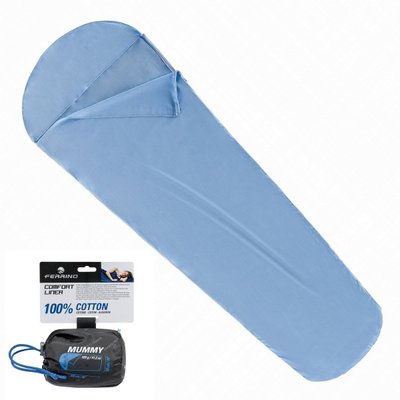 Вкладыш для спального мешка Ferrino Liner Comfort Light Mummy Blue 13865 фото