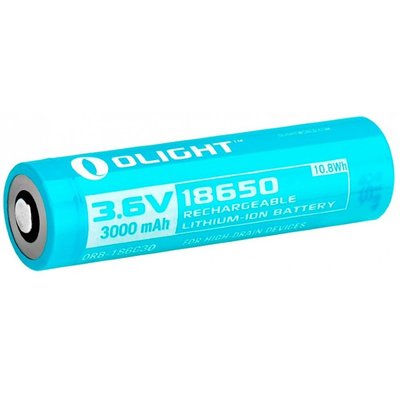 Акумуляторна батарея Olight 18650 Li-Ion 3000mAh для H2R (2370.28.28) 27286 фото