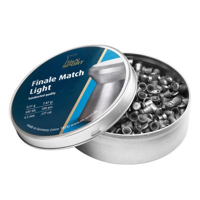 Свинцеві кулі H&N Finale Match Light 4,49 мм 0,51 г 500 шт (1453.02.65) 26237 фото
