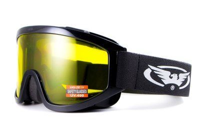 Защитные очки Global Vision Wind-Shield (yellow) Anti-Fog, жёлтые GV-WIND-AM1 фото