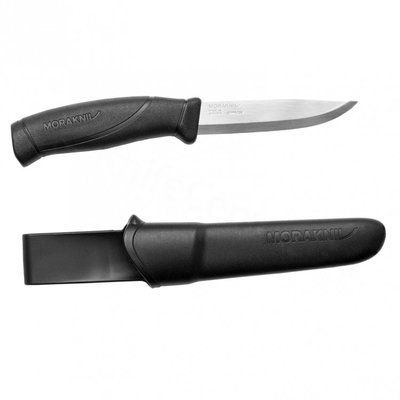 Ніж Morakniv Companion Black, нержавіюча сталь, колір чорний (12141) 6688 фото