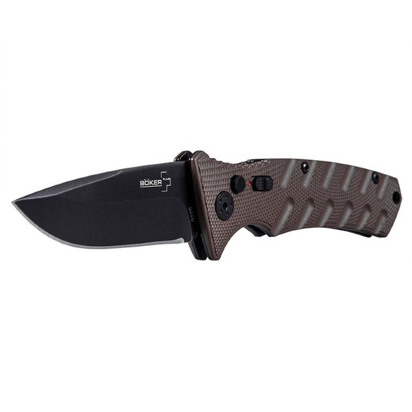 Кишеньковий ніж Boker Plus Strike Auto Coyote (2373.07.70) 25552 фото