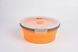 087 Контейнер складной с крышкой-защелкой (800ml)orange 31856 фото 2