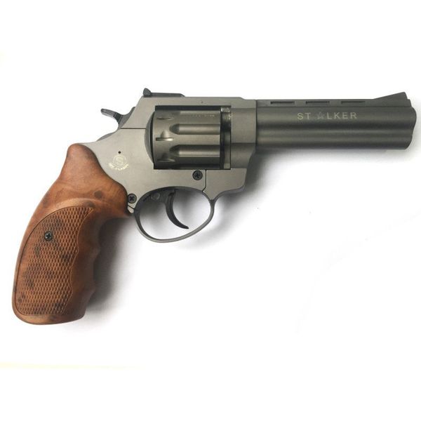 Револьвер флобера STALKER Titanium 4 мм 4.5'' коричн. рук. 853 фото