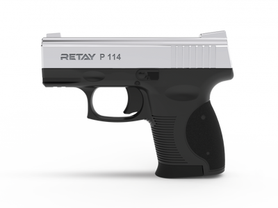 Пістолет стартовий Retay P114 кал 9 мм. Колір - nickel (1195.03.27) 65035 фото