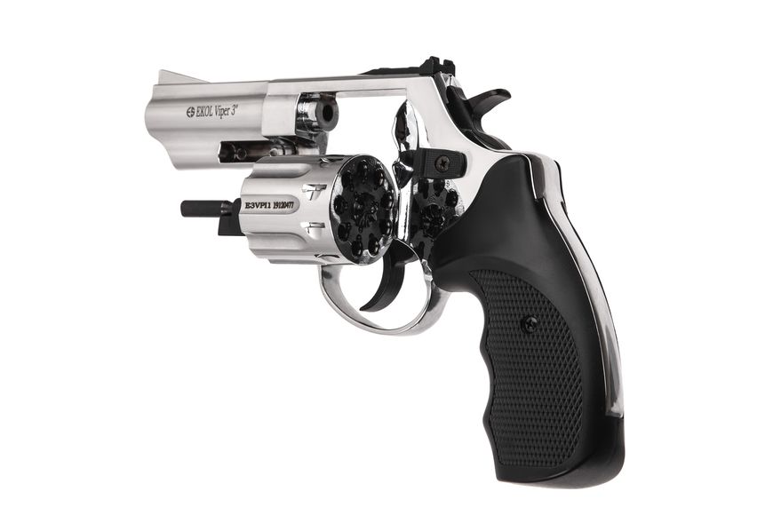 Револьвер під патрон Флобера Ekol Viper 3" (Shiny chrome/пласт) (Z20.5.001) 83969 фото