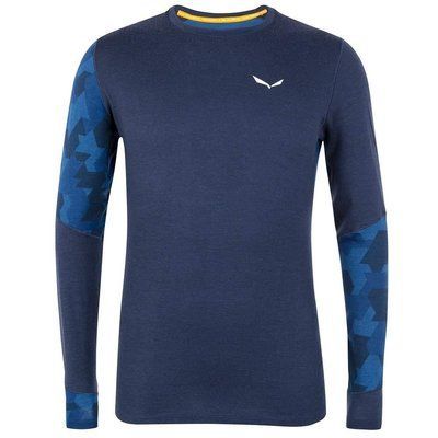 Термокофта Salewa Cristallo L/S Mns S Синій (013.002.9317) 115901 фото
