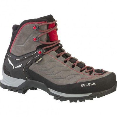Мужские трекинговые ботинки Salewa MS MTN TRAINER MID GTX 47 Grey-Red (013.001.1598) 84951 фото