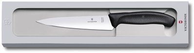 Кухонний ніж SwissClassic Carving 15см із чорн. ручкою (GB) 48733 фото