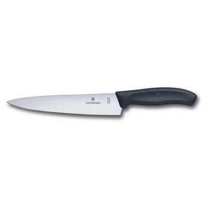Кухонний ніж SwissClassic Carving 19см із чорн. ручкою 48734 фото